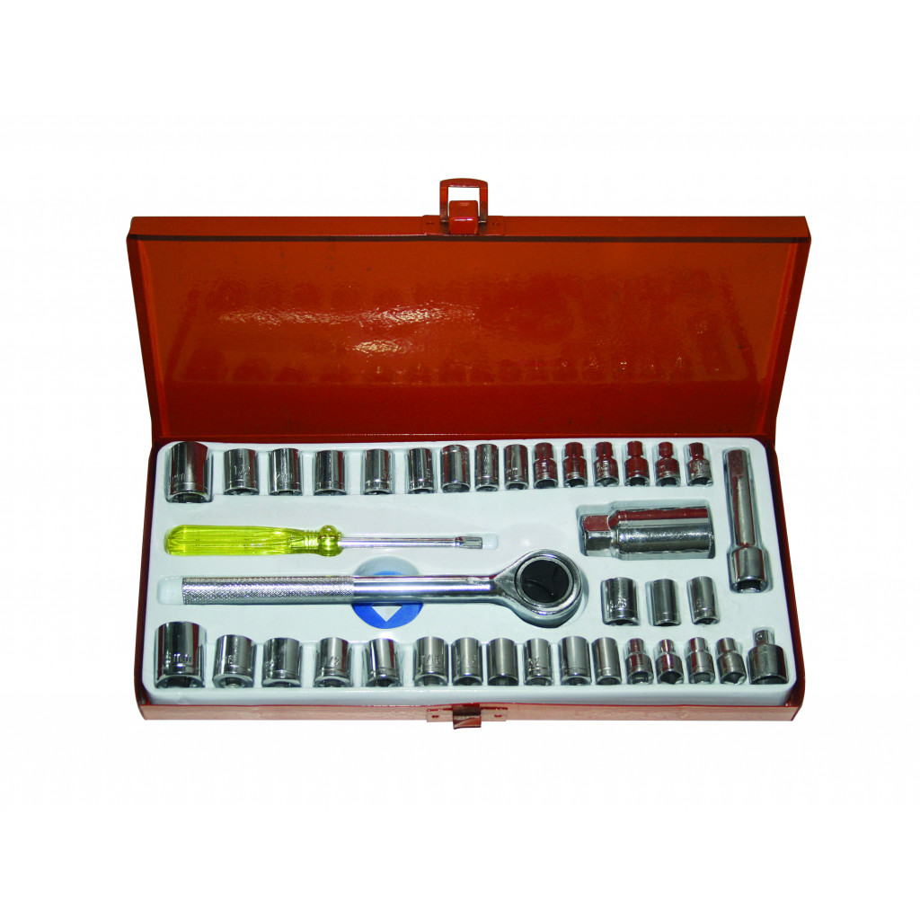 К-кт инструменти 40 части 1/4" & 3/8" 4-16mm мет. кут. GADGET – Gadget – снимка 1