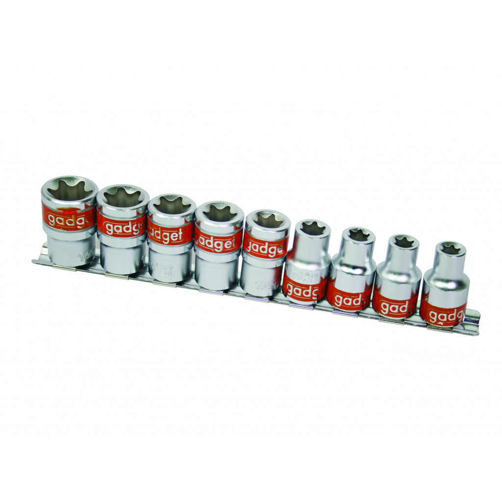 Вложки торкс 1/2" к-т 9бр CR-V GADGET – Gadget – снимка 1