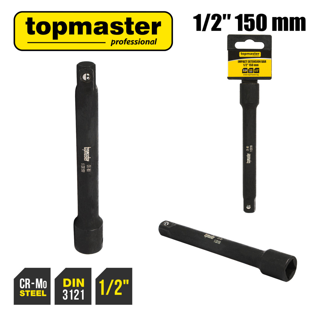 Удължение ударно 1/2" х 150 mm TMP – Top Master Pro – снимка 1