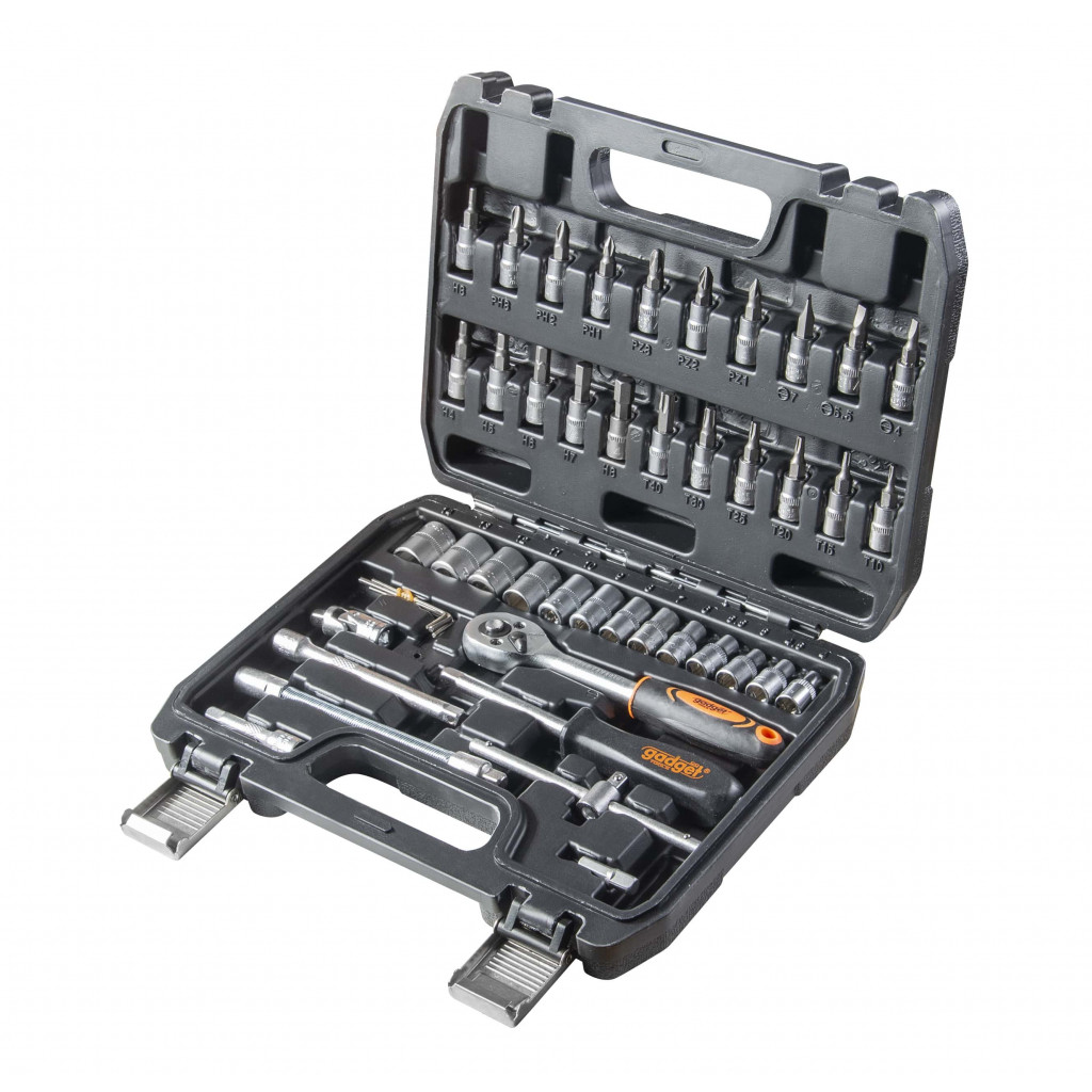 К-кт инструменти 46 части 1/4" GADGET – Gadget – снимка 1