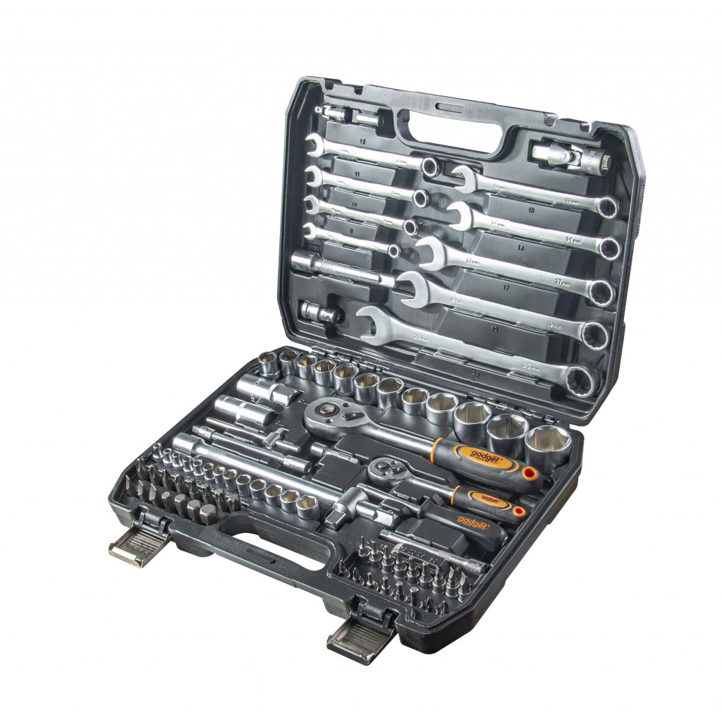 К-кт инструменти 82 части 1/4" & 1/2" GADGET – Gadget – снимка 1