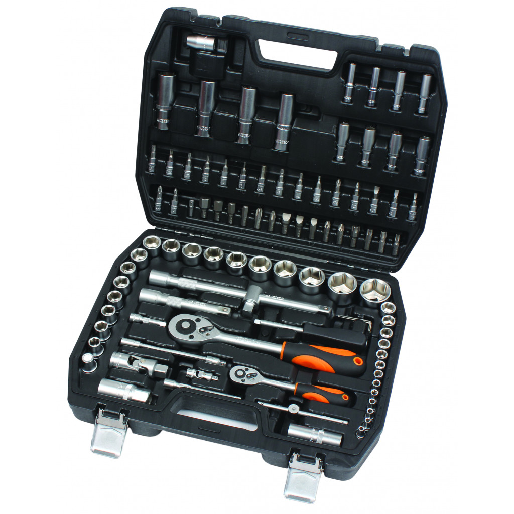 К-кт инструменти 94 части 1/4" & 1/2" CR-V GADGET – Gadget – снимка 1