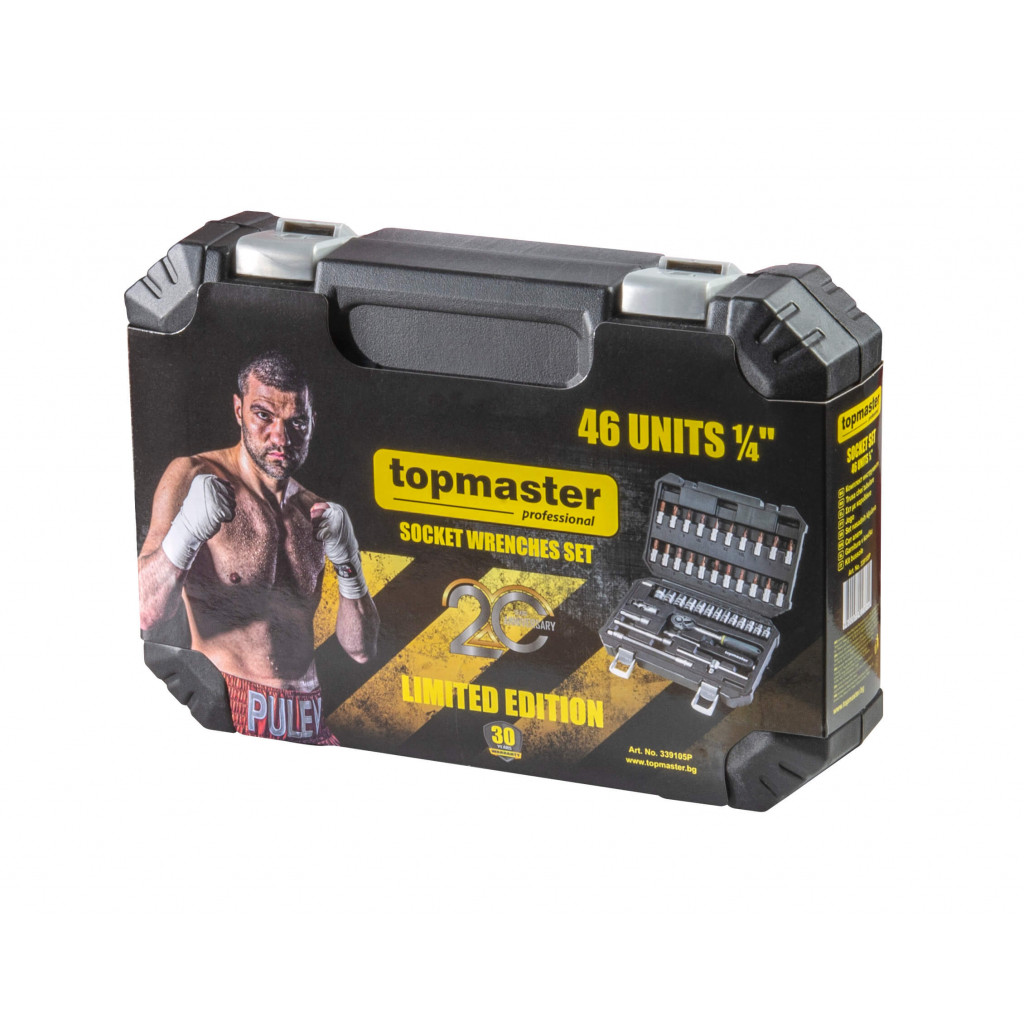 Комплект инструменти LIMITED EDITION 46 части 1/4" Topmaster Professional – Top Master Pro – снимка 1