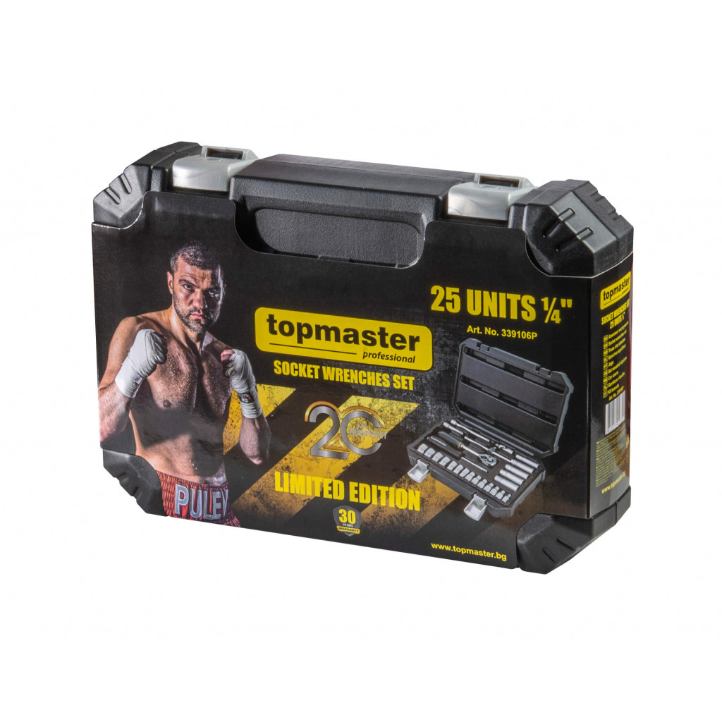 Комплект инструменти LIMITED EDITION 25 части 1/4" Topmaster Professional – Top Master Pro – снимка 1
