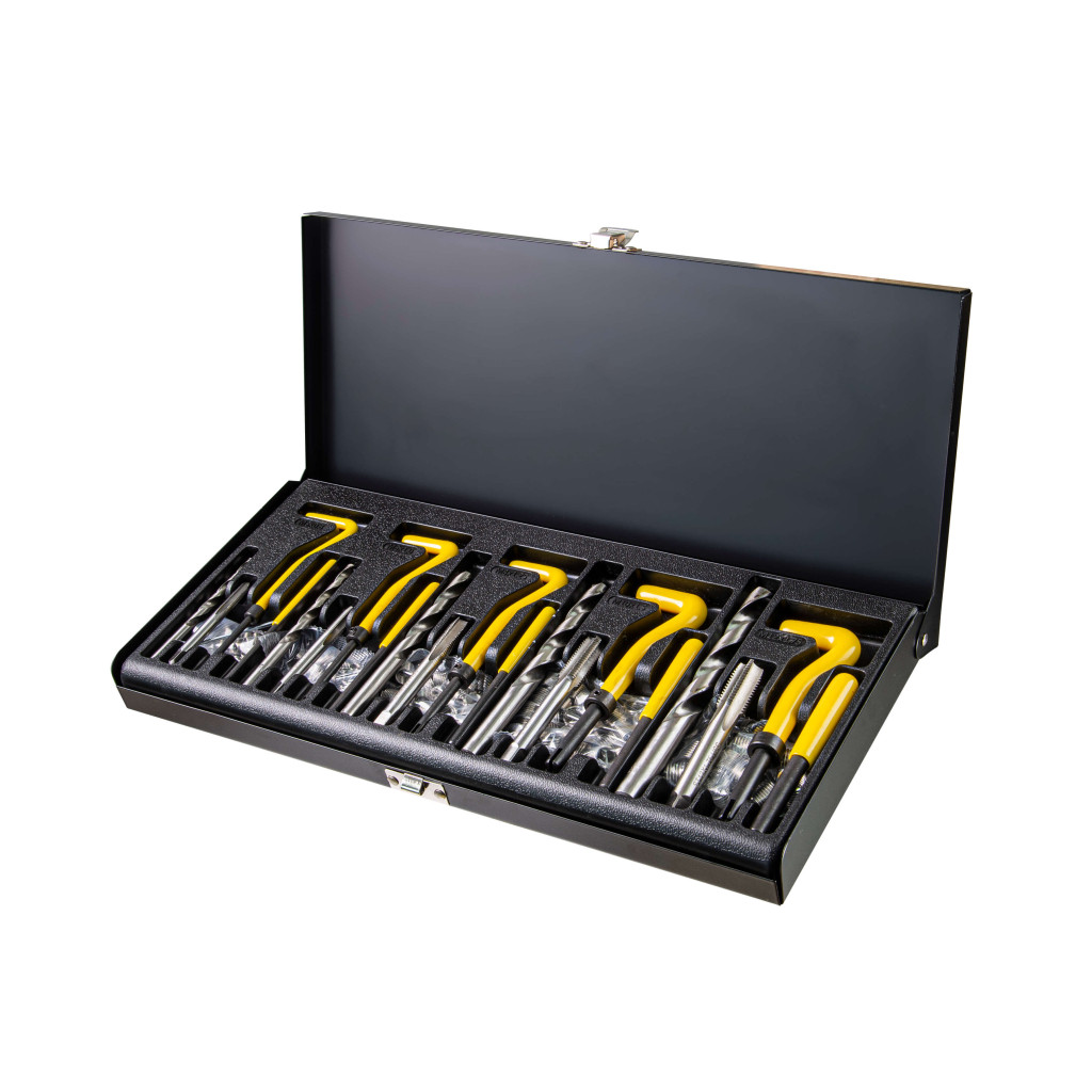 Комплект за възстановяване на резби, M5-M12, 131 части Topmaster Professional