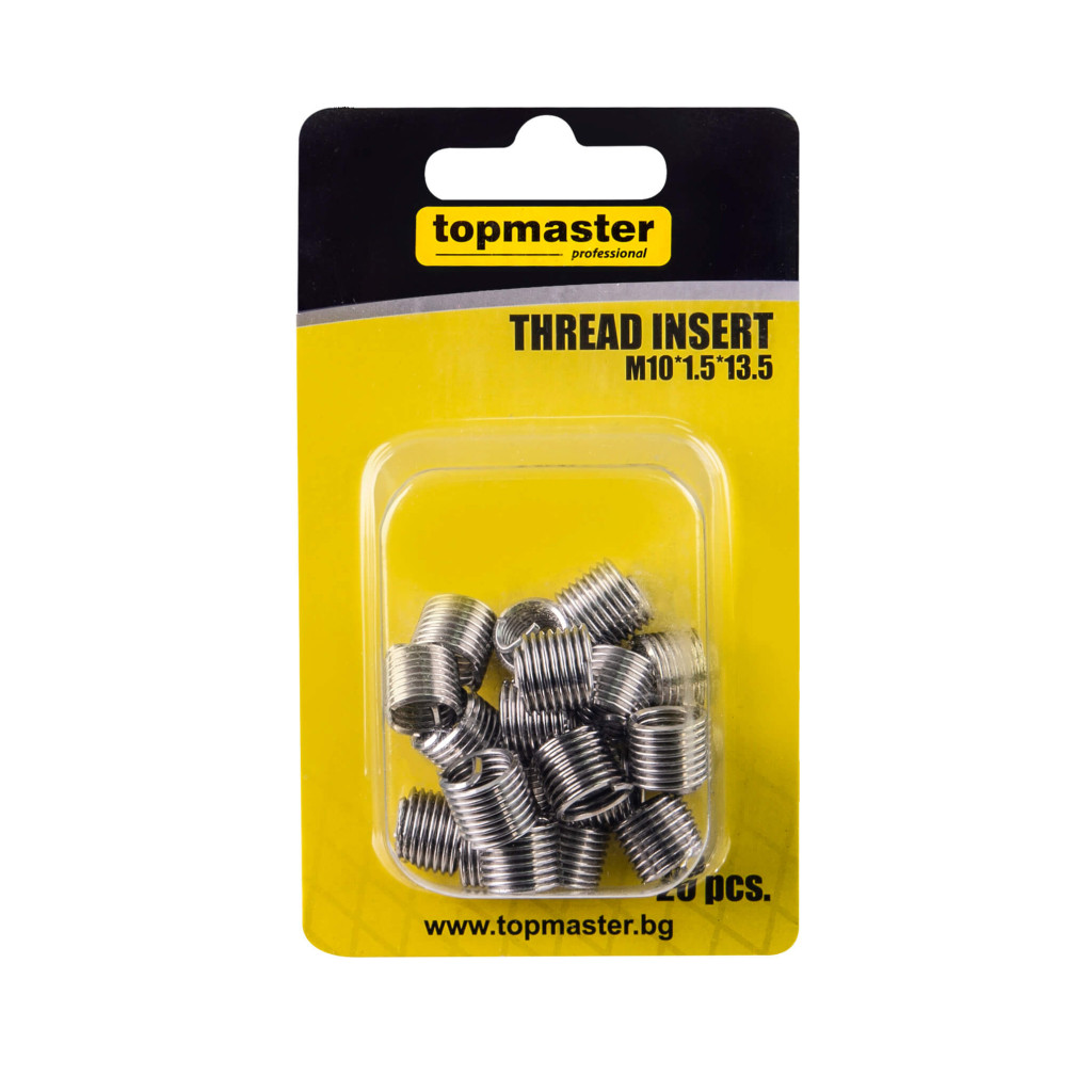 Резбови приставки M10*1.5*13.5, 20бр. Topmaster Professional