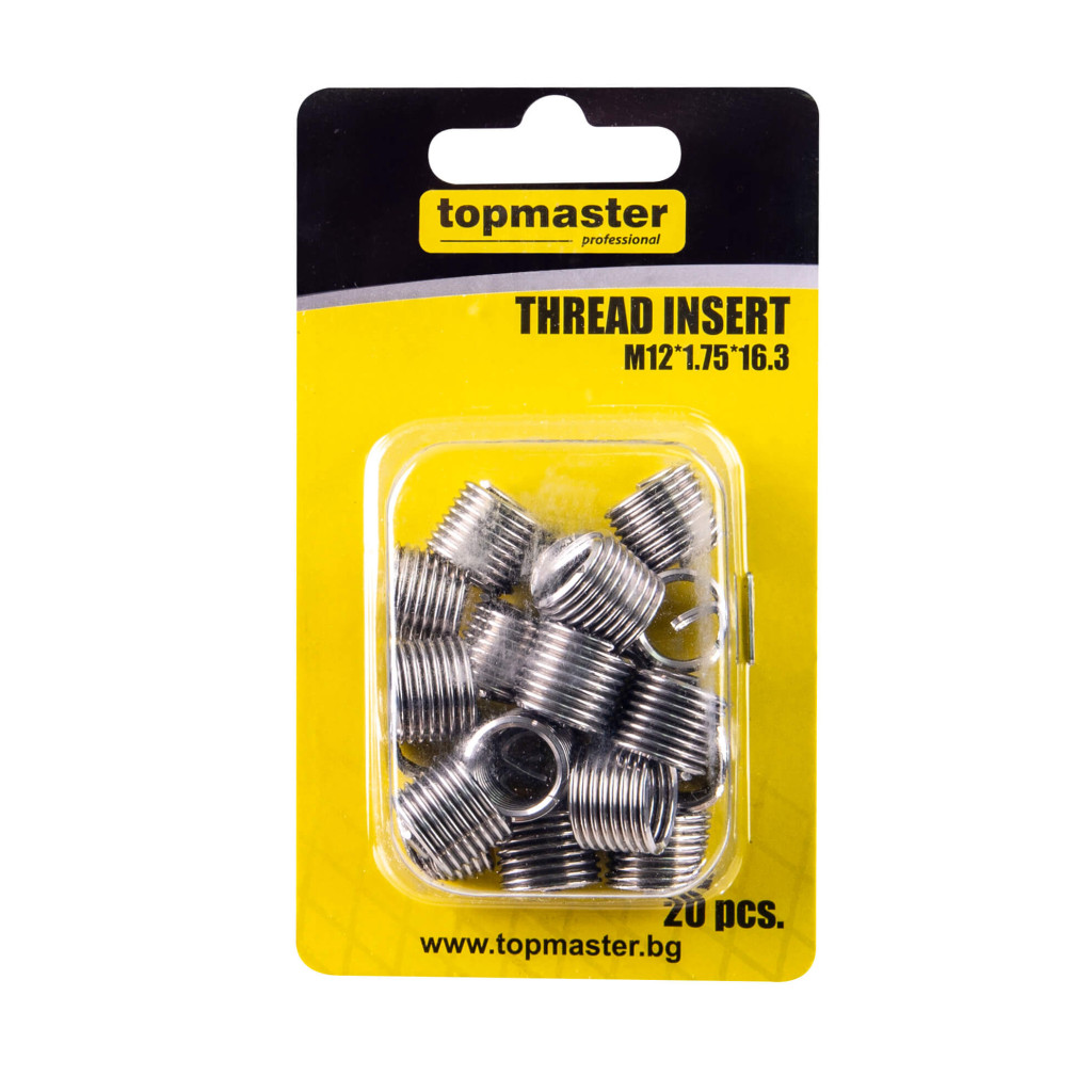 Резбови приставки M12*1.75*16.3, 20бр. Topmaster Professional