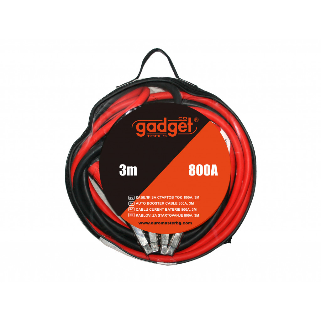 Кабели за стартов ток 800A 3.0m GADGET – Gadget – снимка 1