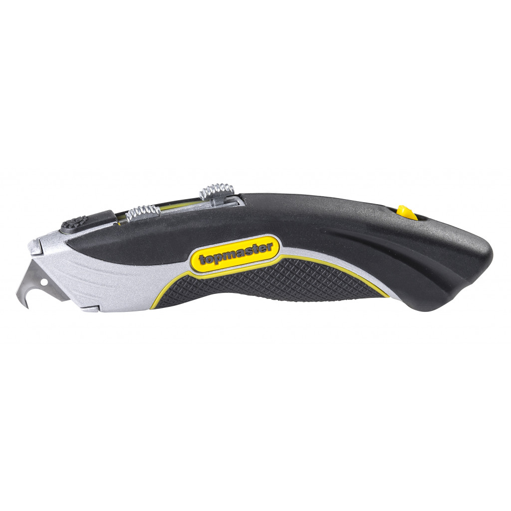 Нож макетен метален трапец/кука с 4 резерви Topmaster Professional – Top Master Pro – снимка 1