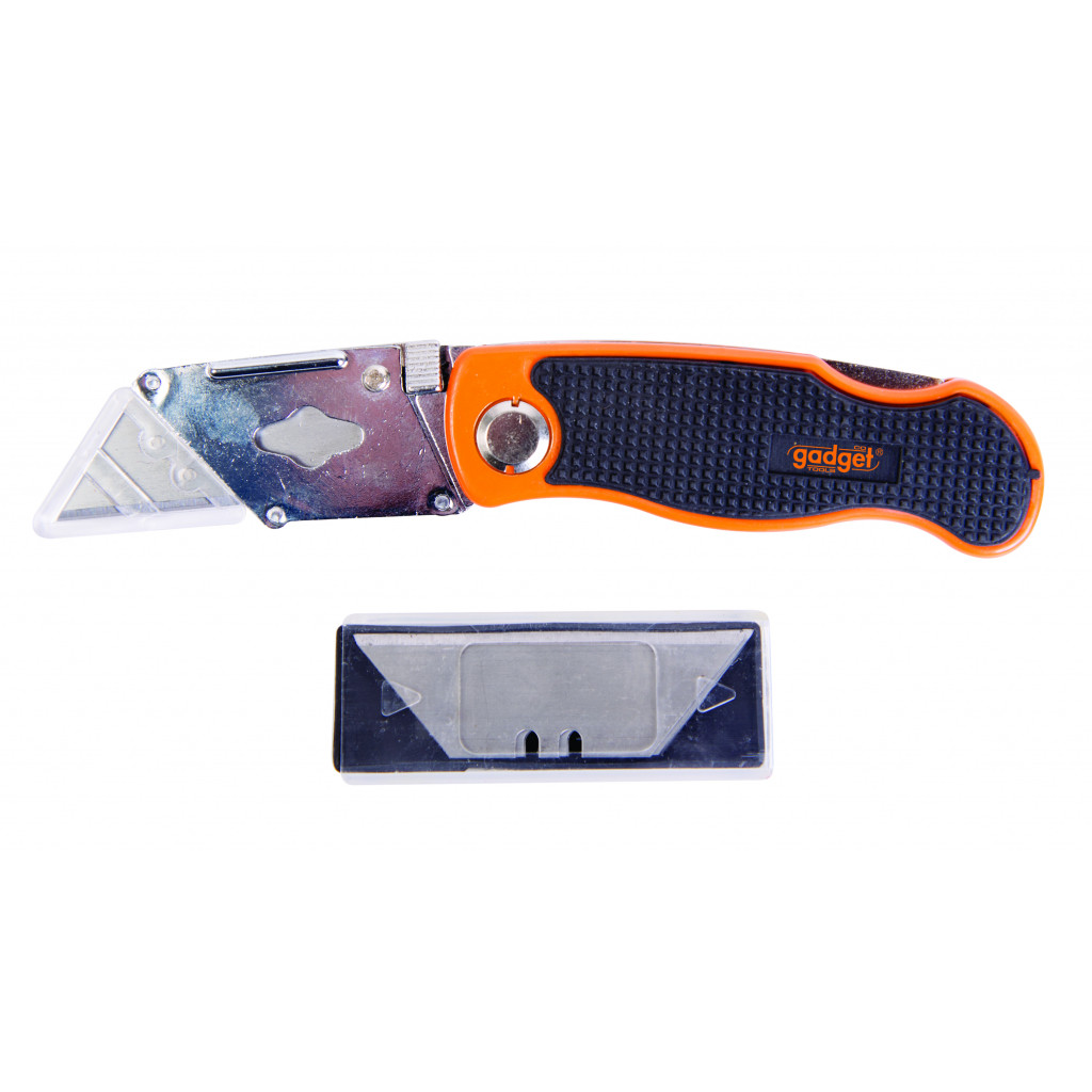 Нож макетен сгъваем с 10 рез. GADGET – Gadget – снимка 1