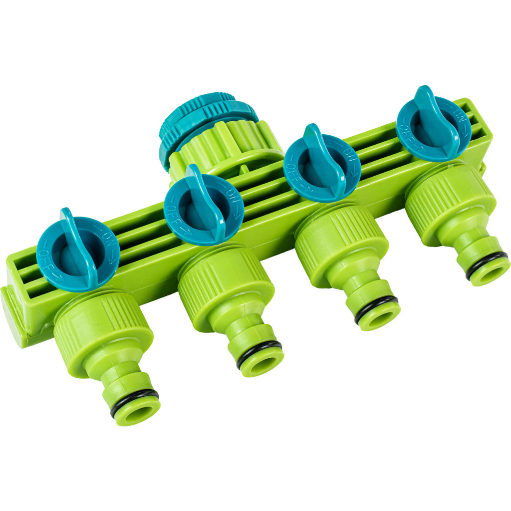 Разклонител 4 изхода със стоп 1/2"-3/4" TG GADGET