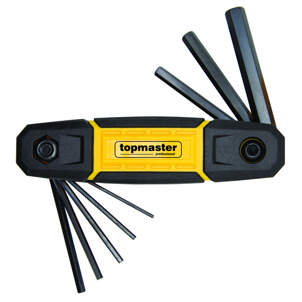 Шестограми сгъв. к-т 8бр 1.5-8mm CR-V Topmaster Professional