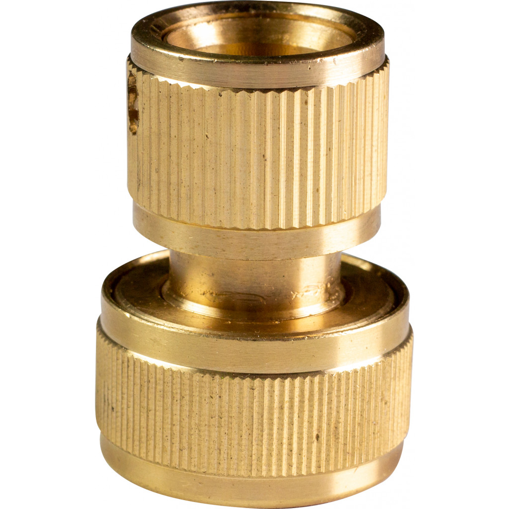 Накрайник за маркуч 3/4" със стопер месингов TG GADGET – Top Garden – снимка 1