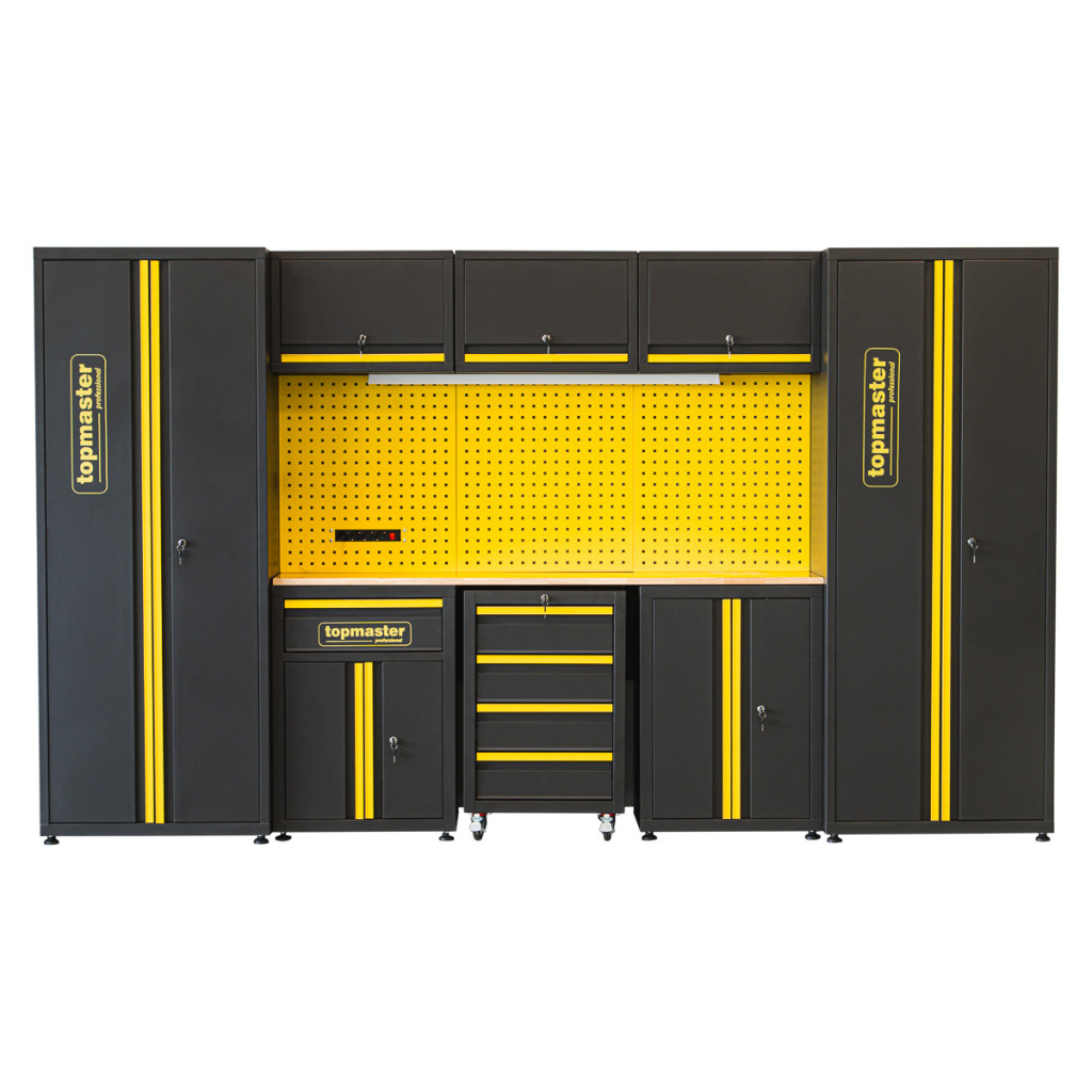 Количка за инструменти 7 чекмеджета с 182 инструмента Topmaster Professional – Top Master Pro – снимка 1