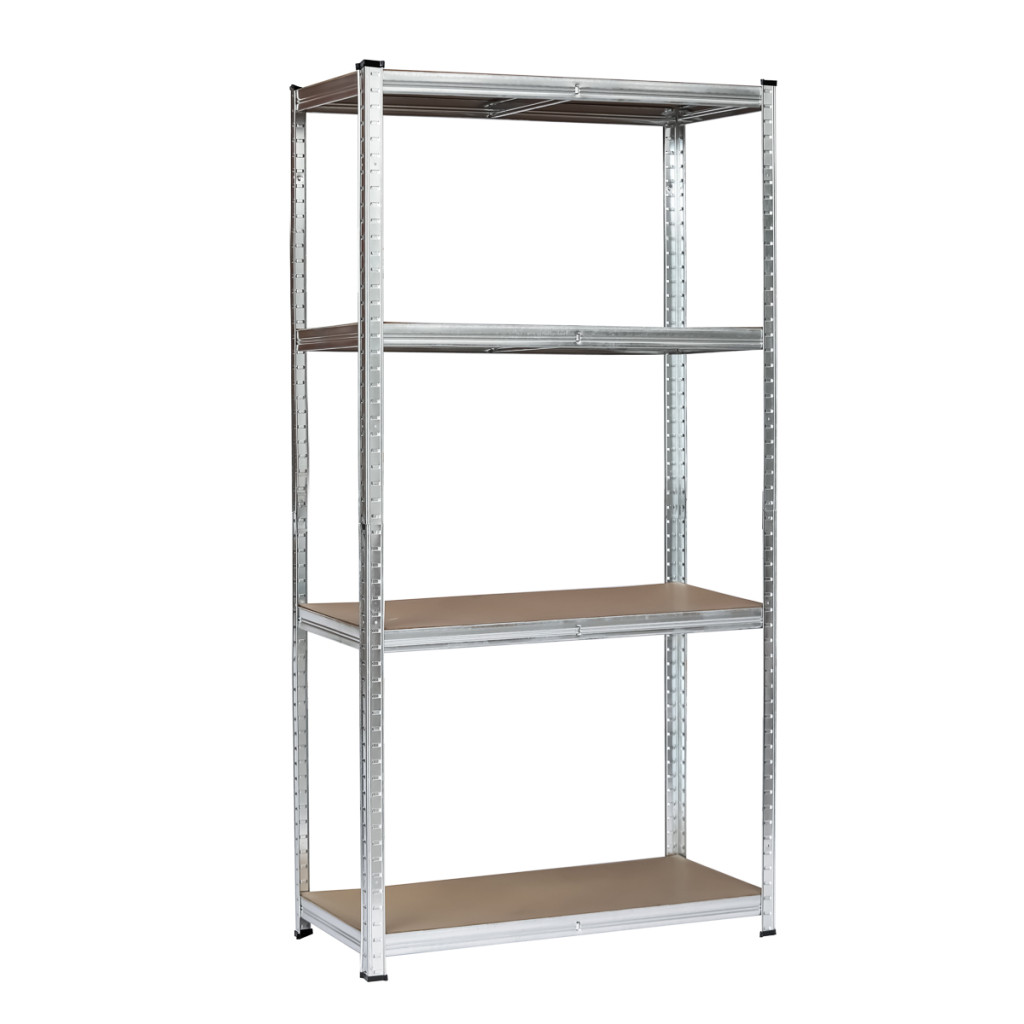 Стелаж метален поцинкован 4 MDF рафта x 175kg, 1800х900х400 – Top Strong – снимка 1
