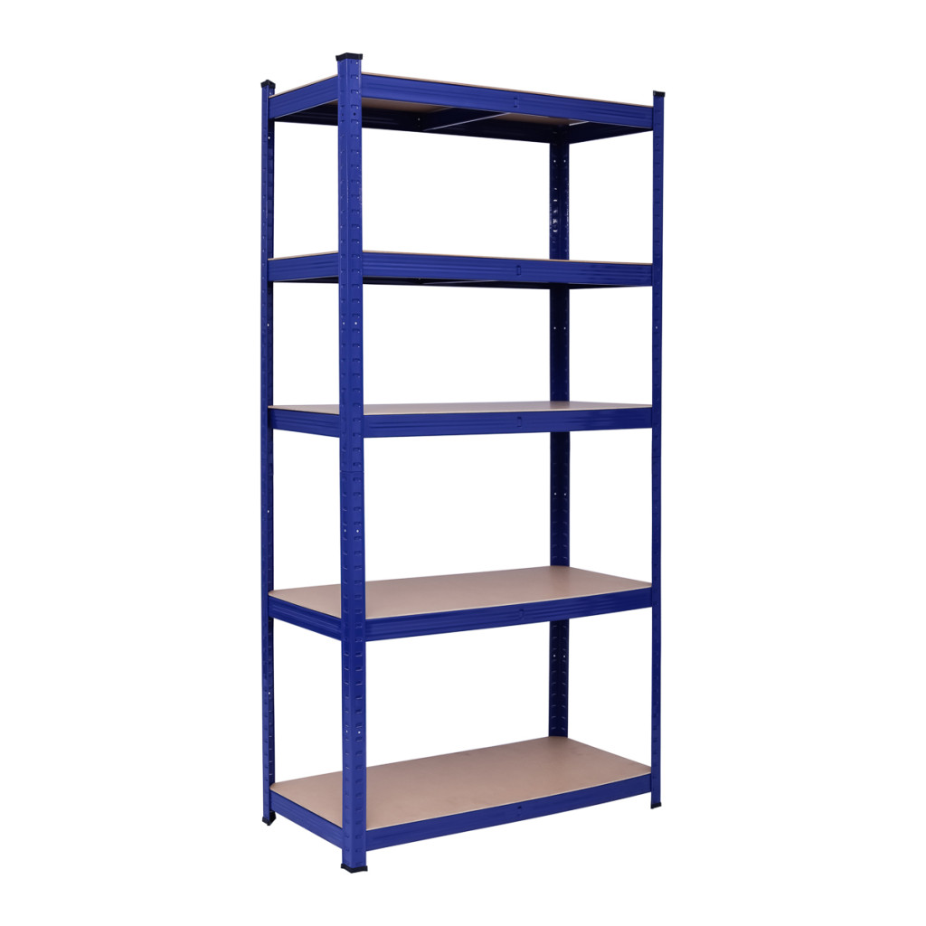 Стелаж метален син 5 MDF рафта x 175 kg, 1800х900х400 – Top Strong – снимка 1