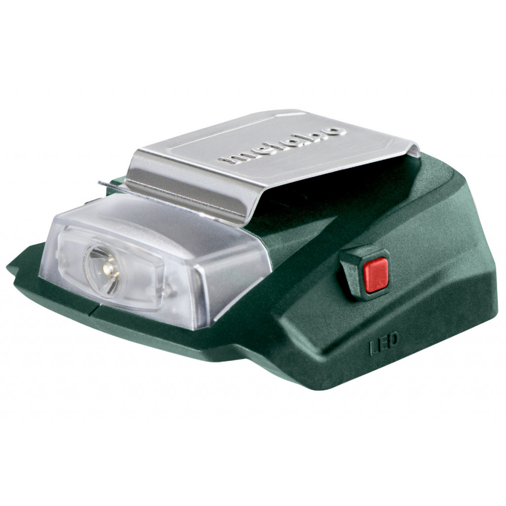 Зарядно USB акум. 2 А + фенер METABO PA 14.4-18 LED – Metabo – снимка 1