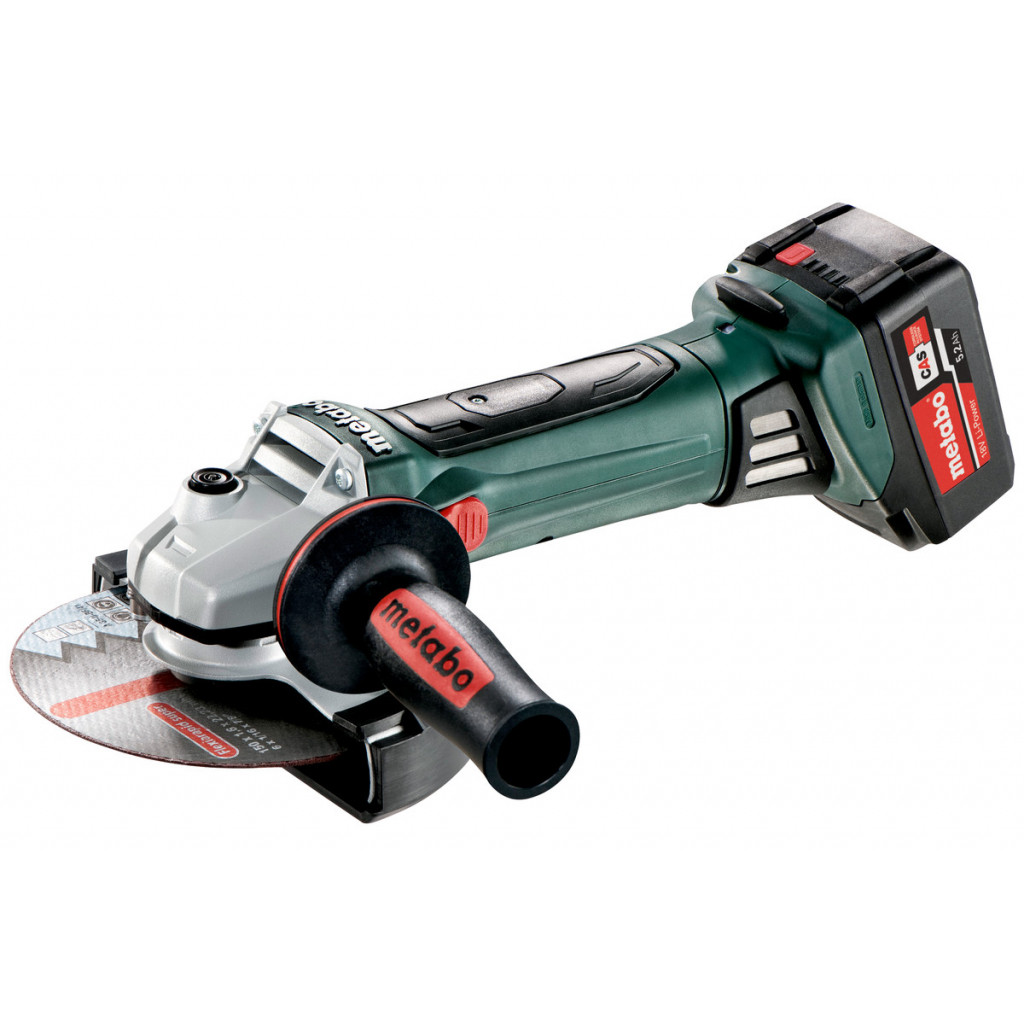 Ъглошлайф акум. 150mm METABO W 18 LTX 150 2X5.2Ah – Metabo – снимка 1