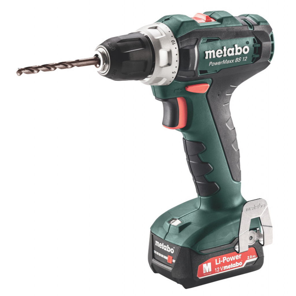 Винтоверт акум. 12V 40Nm METABO POWERMAXX BS 12 2x2Ah – Metabo – снимка 1