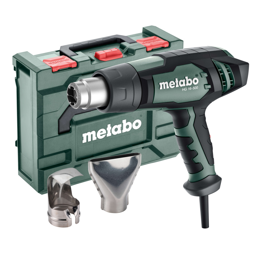 Пистолет за горещ въздух 1600W METABO HG 16-500 в metaBOX