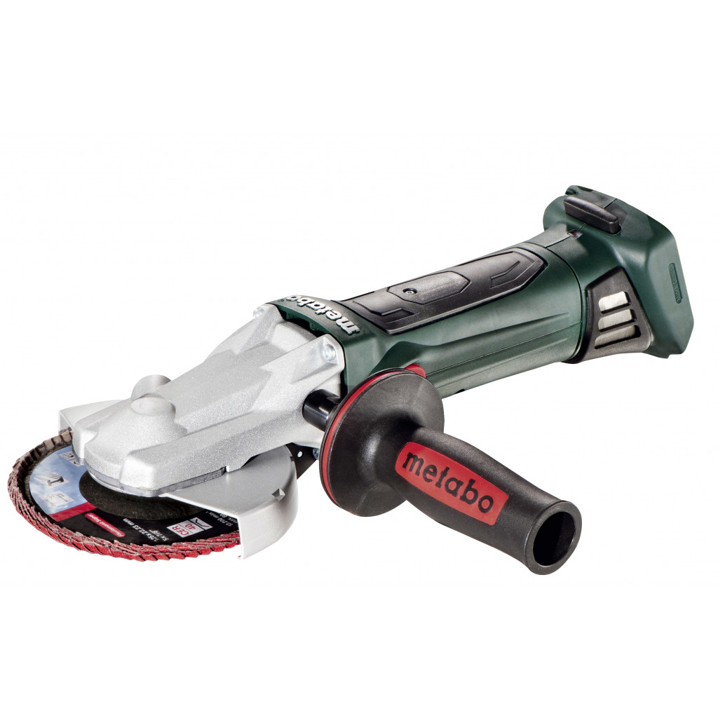 Ъглошлайф акум. с плоска глава METABO WF 18 LTX 125 Solo – Metabo – снимка 1