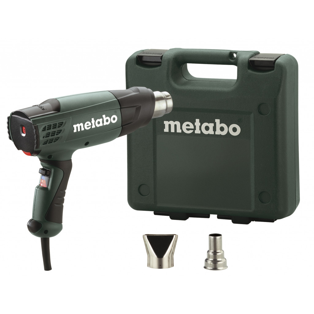 Пистолет за горещ въздух 2000W METABO H 20-600 в куфар