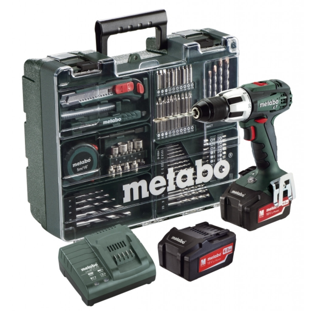 Бормашина акум. ударна 18V 60Nm METABO SB 18 LT SET 2x4.0AH – Metabo – снимка 1
