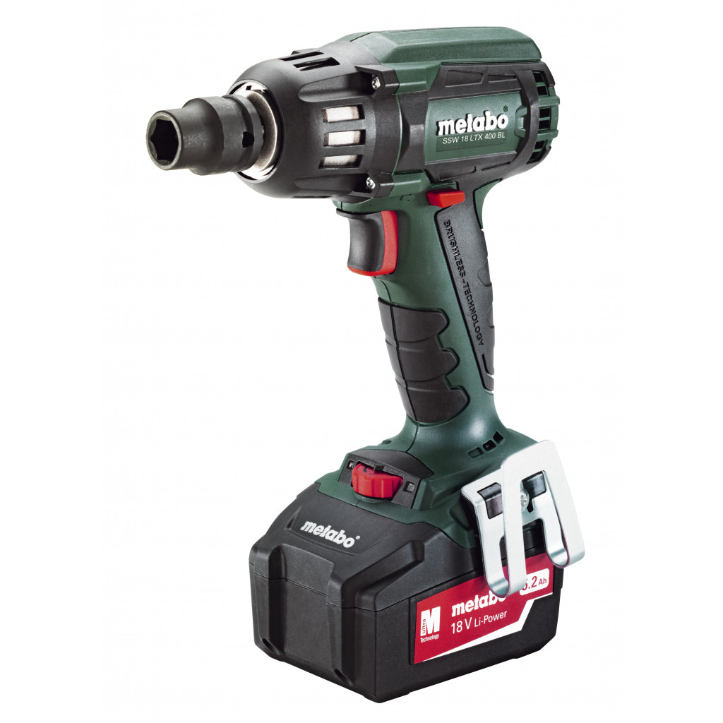 Гайковерт акум. 18V 400 Nm METABO SSW 18 LTX 400 BL 2X5.2AH – Metabo – снимка 1