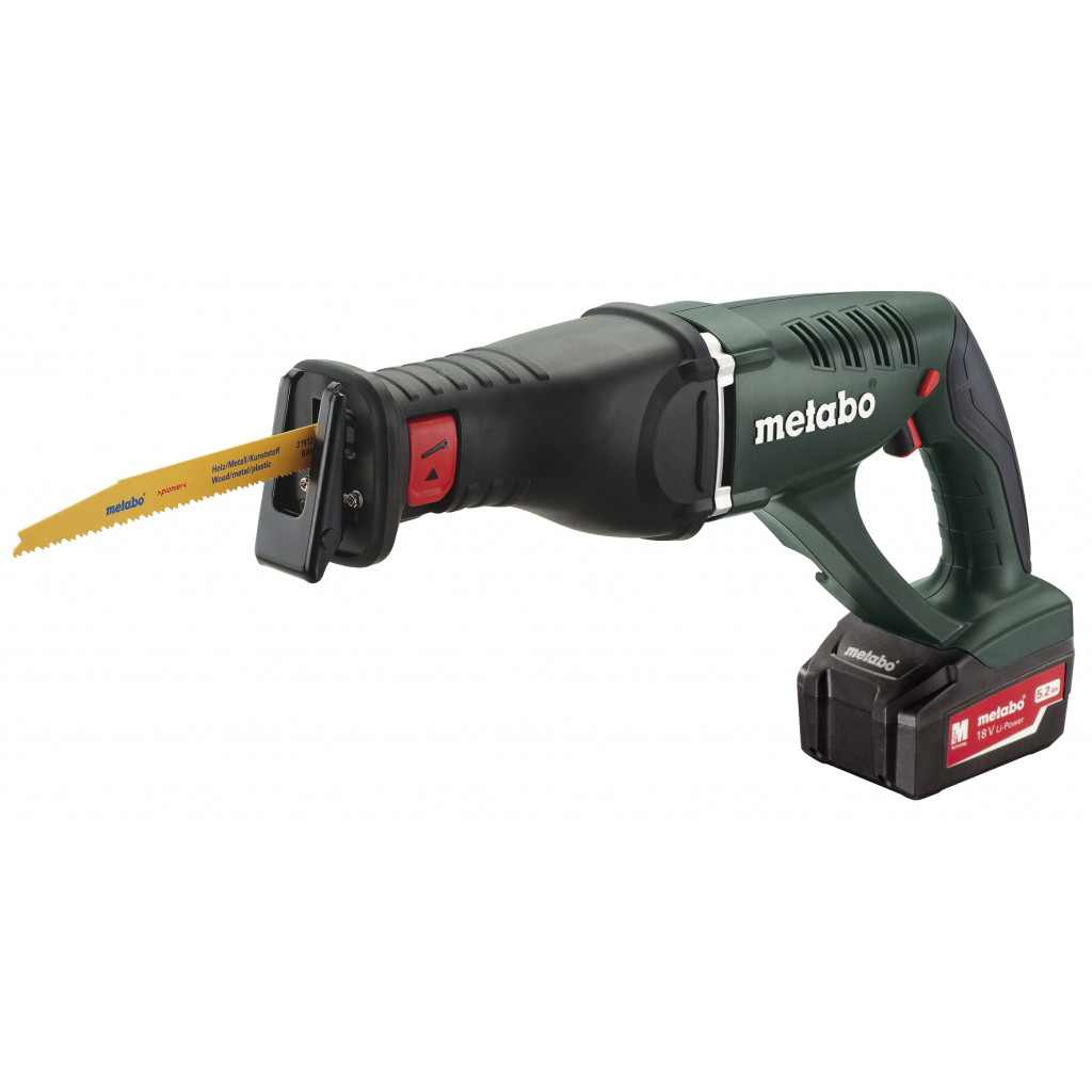 Саблен трион акумулаторен 18V METABO ASE 18 LTX 2x5.2Ah – Metabo – снимка 1