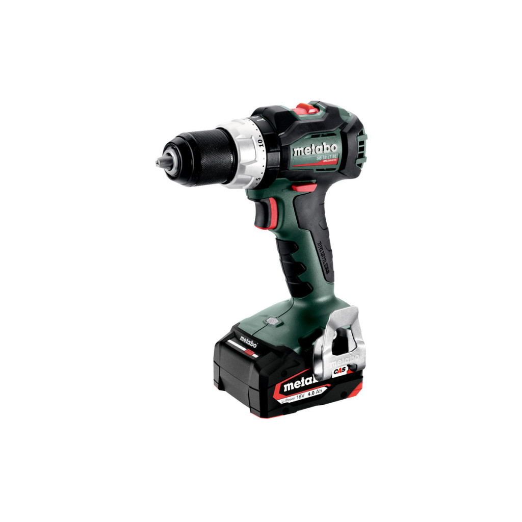 Бормаш акум ударна безч 18V 75Nm METABO SB 18 LT BL 2X4.0Ah – Metabo – снимка 1