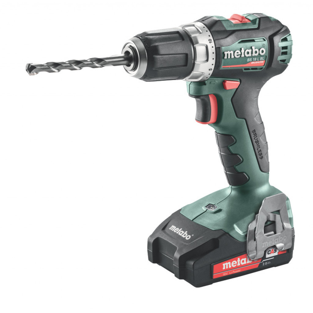 Винтоверт акум. 18V 60Nm METABO BS 18 L BL 2x2.0AH – Metabo – снимка 1