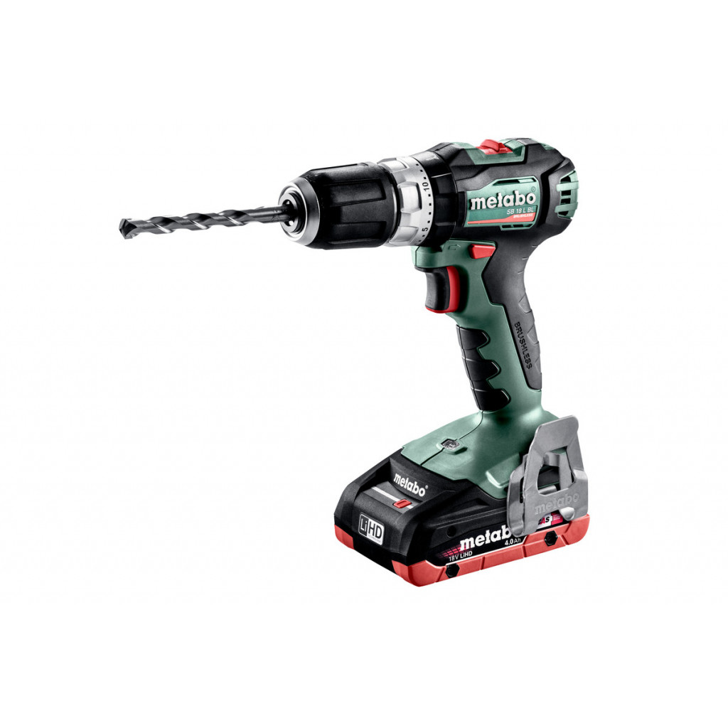 Бормашина акум. ударна 18V 60Nm METABO SB 18 L BL 2x4.0 LiHD – Metabo – снимка 1