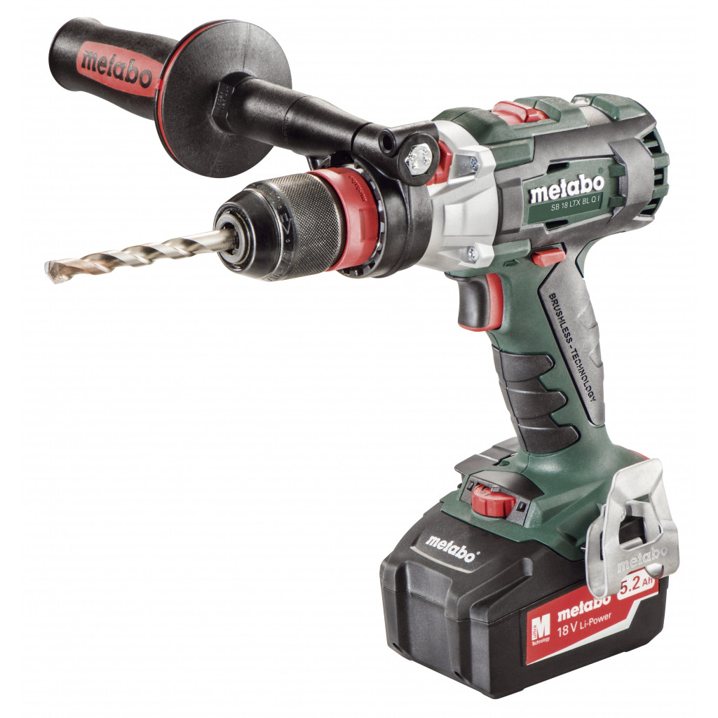 Бормашина акум. ударна 18V 120Nm METABO SB 18 LTX BL 2X5.2Ah – Metabo – снимка 1