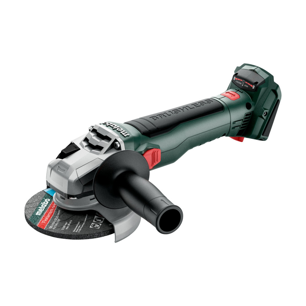 Ъглошлайф акум. 125mm METABO W 18 LT BL 11-125 SOLO – Metabo – снимка 1