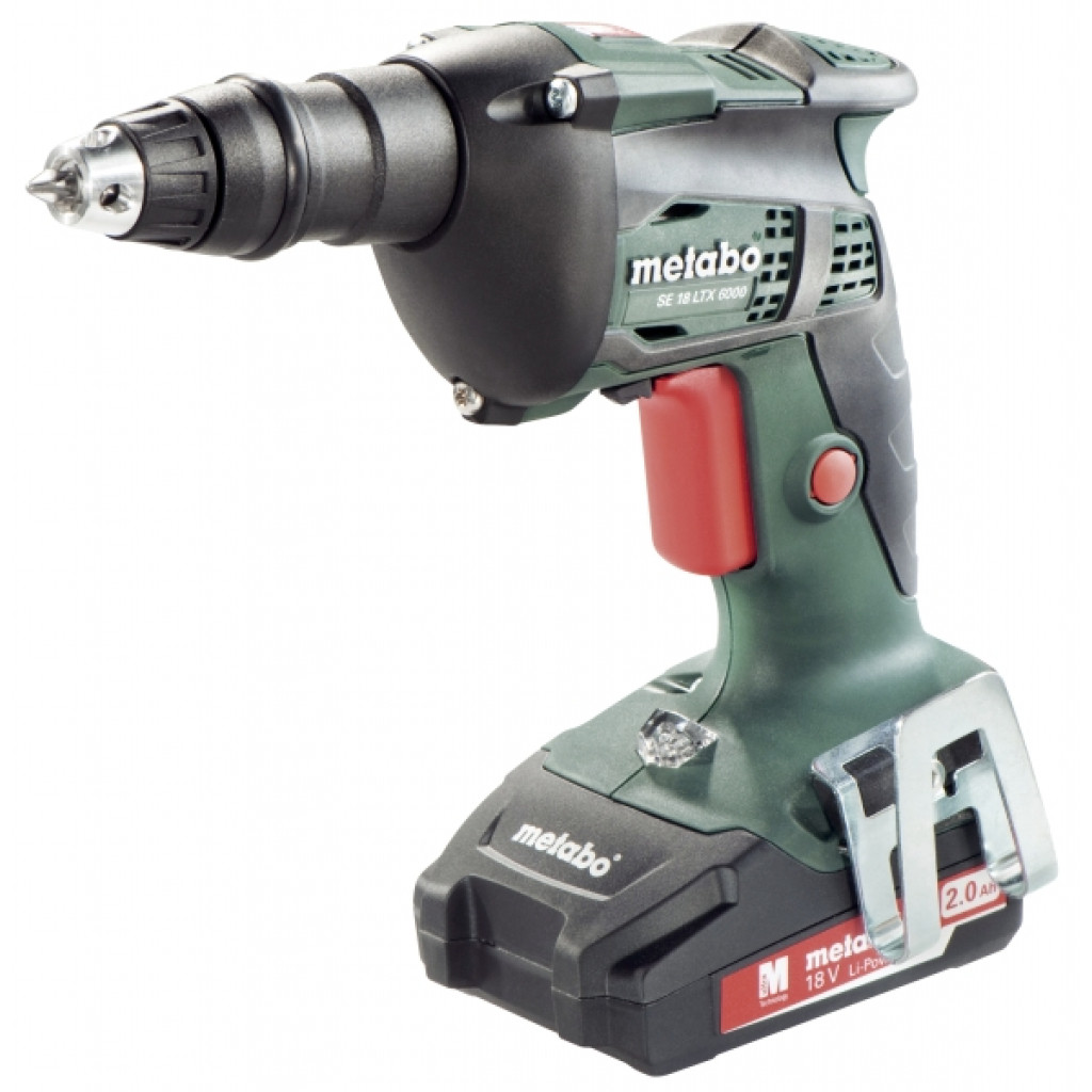 Винтоверт акум. за гипсокартон METABO SE 18 LTX 6000 2x2.0Ah – Metabo – снимка 1