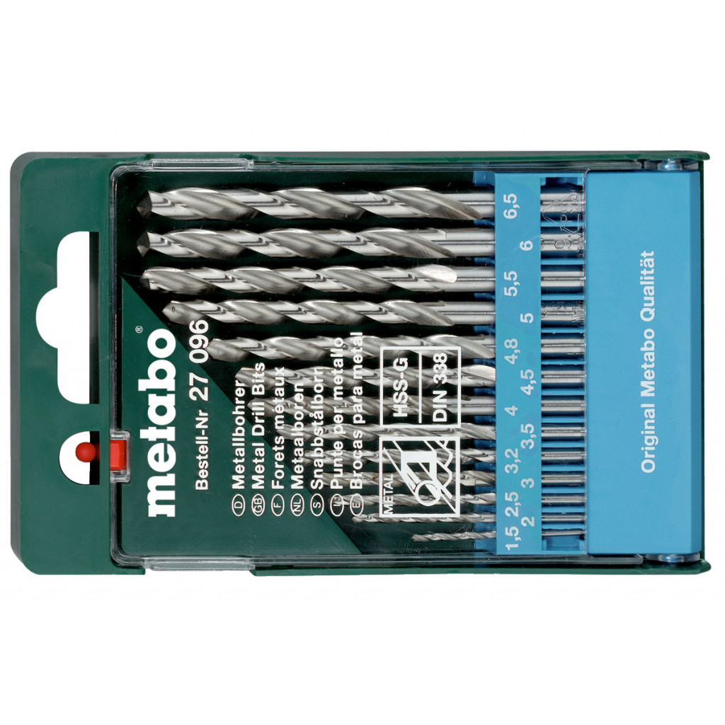 Свредла за метал к-кт 13 части – Metabo – снимка 1