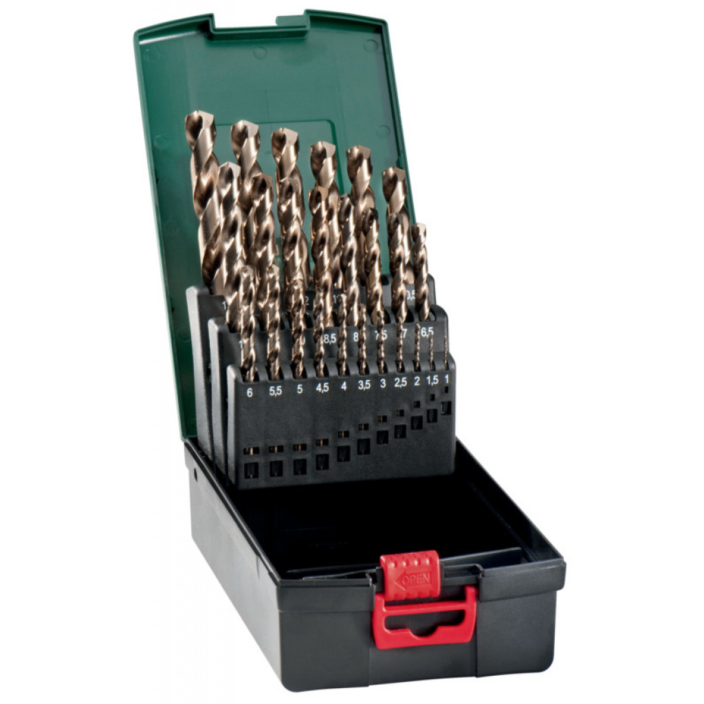 Свредла HSS-Co 1 - 13mm к-кт 25 части – Metabo – снимка 1