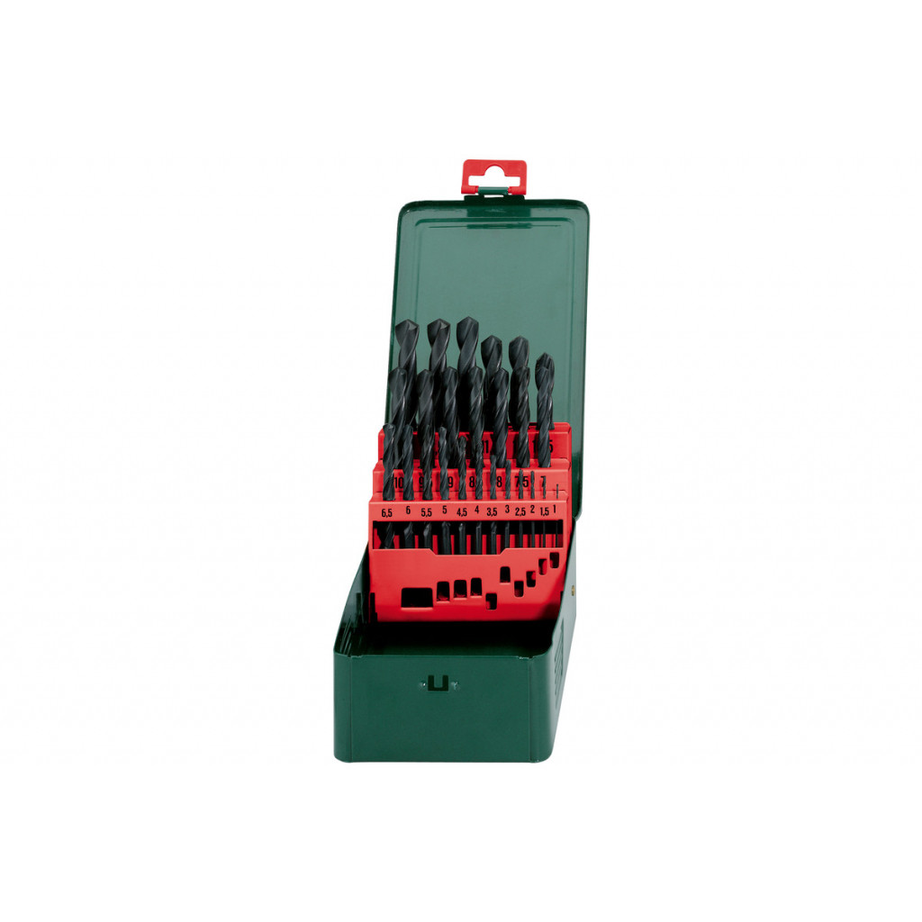 Свредла HSS-R 1 - 13mm к-кт 25 части – Metabo – снимка 1