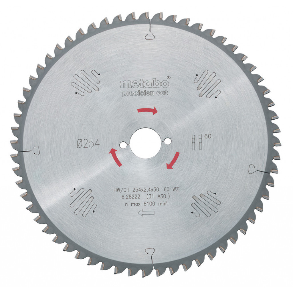 Диск за циркуляр 315х2.8х30.0mm 84 WZ 10° – Metabo – снимка 1