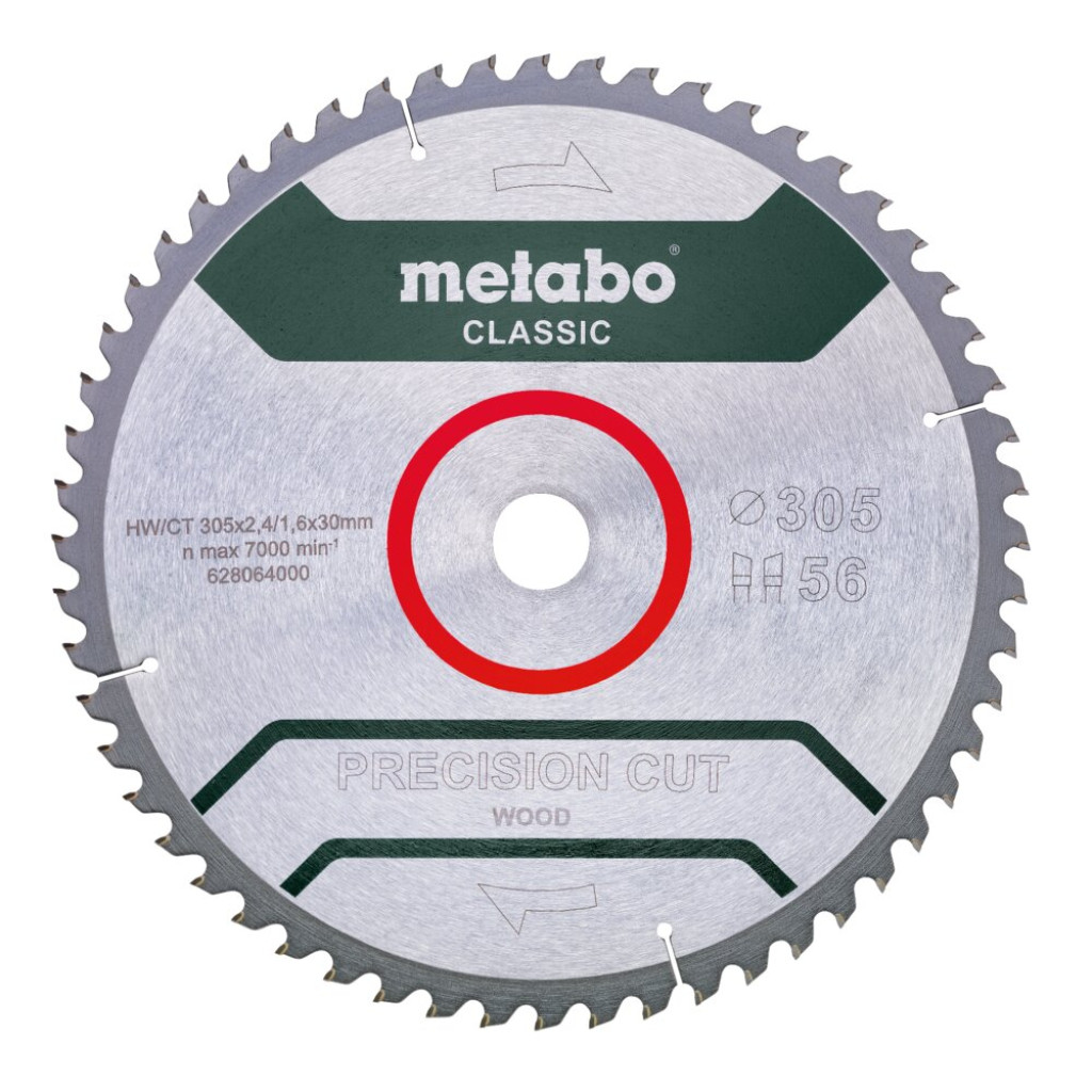 Диск за циркуляр „Precision Cut - Classic“,305x30, Z56 WZ 5° – Metabo – снимка 1