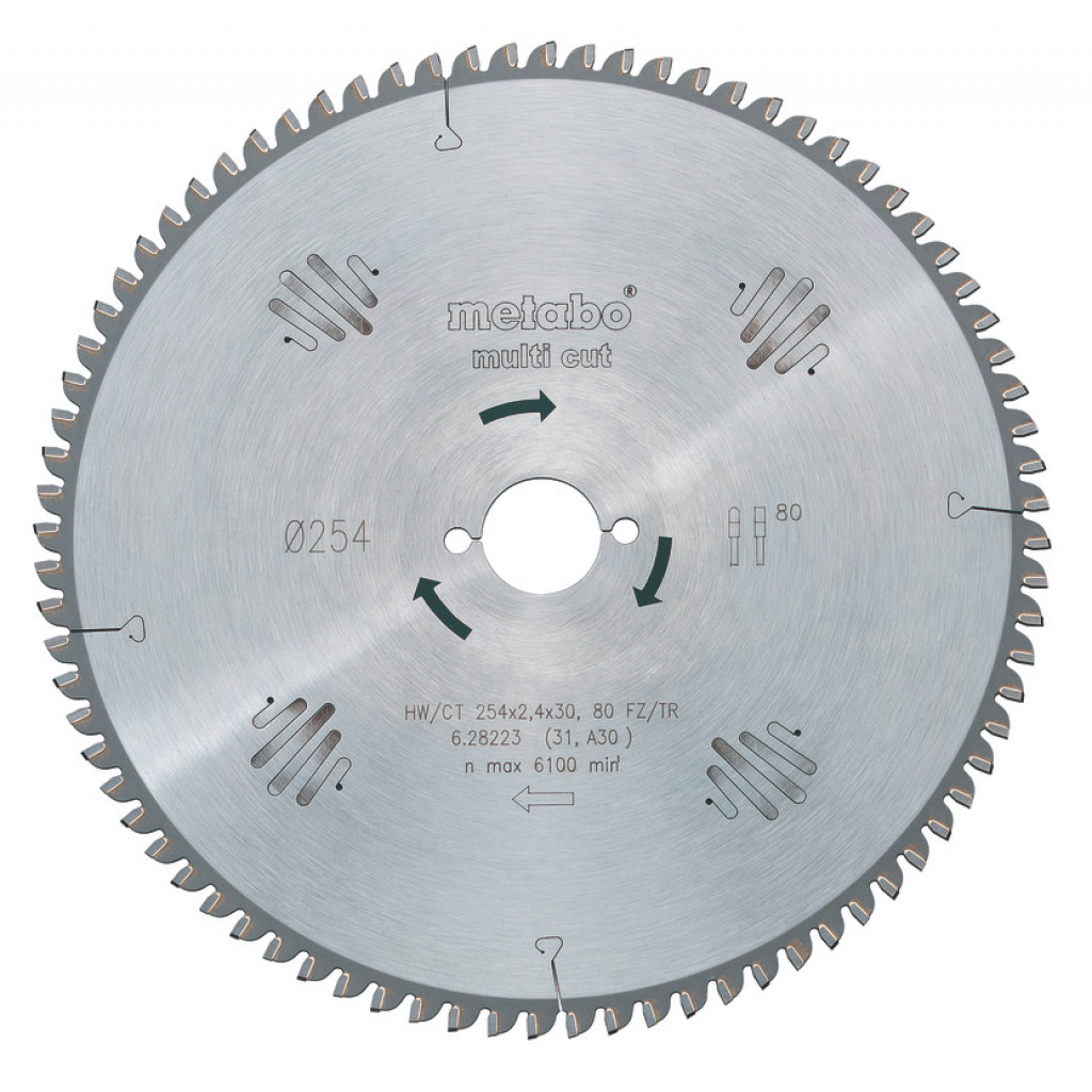 Диск за циркуляр 315x2.4x30mm 96 FZ/TZ 5° neg. – Metabo – снимка 1