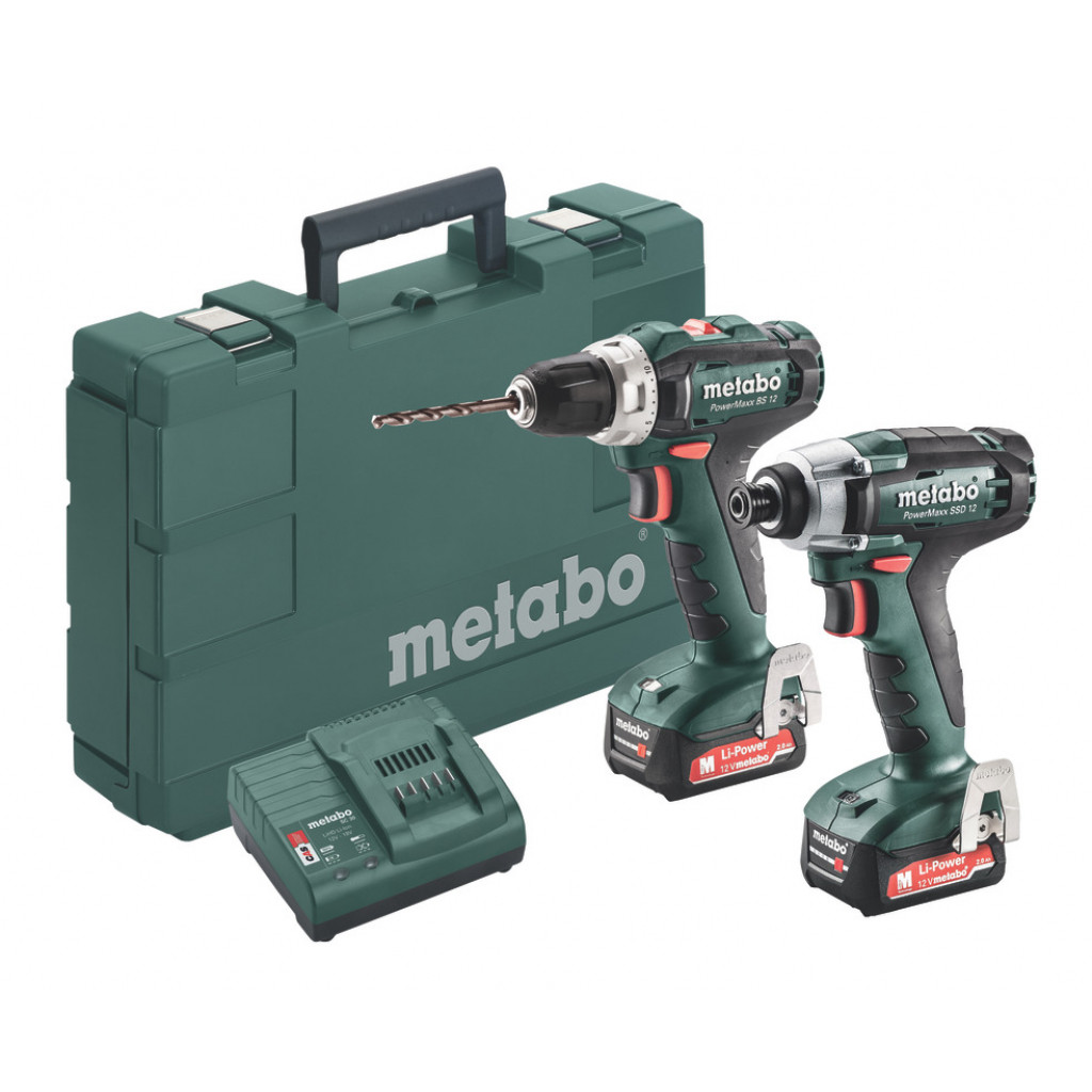 К-кт METABO Combo Set 2.7.1 12 V BS + SSD 2x2.0Ah – Metabo – снимка 1