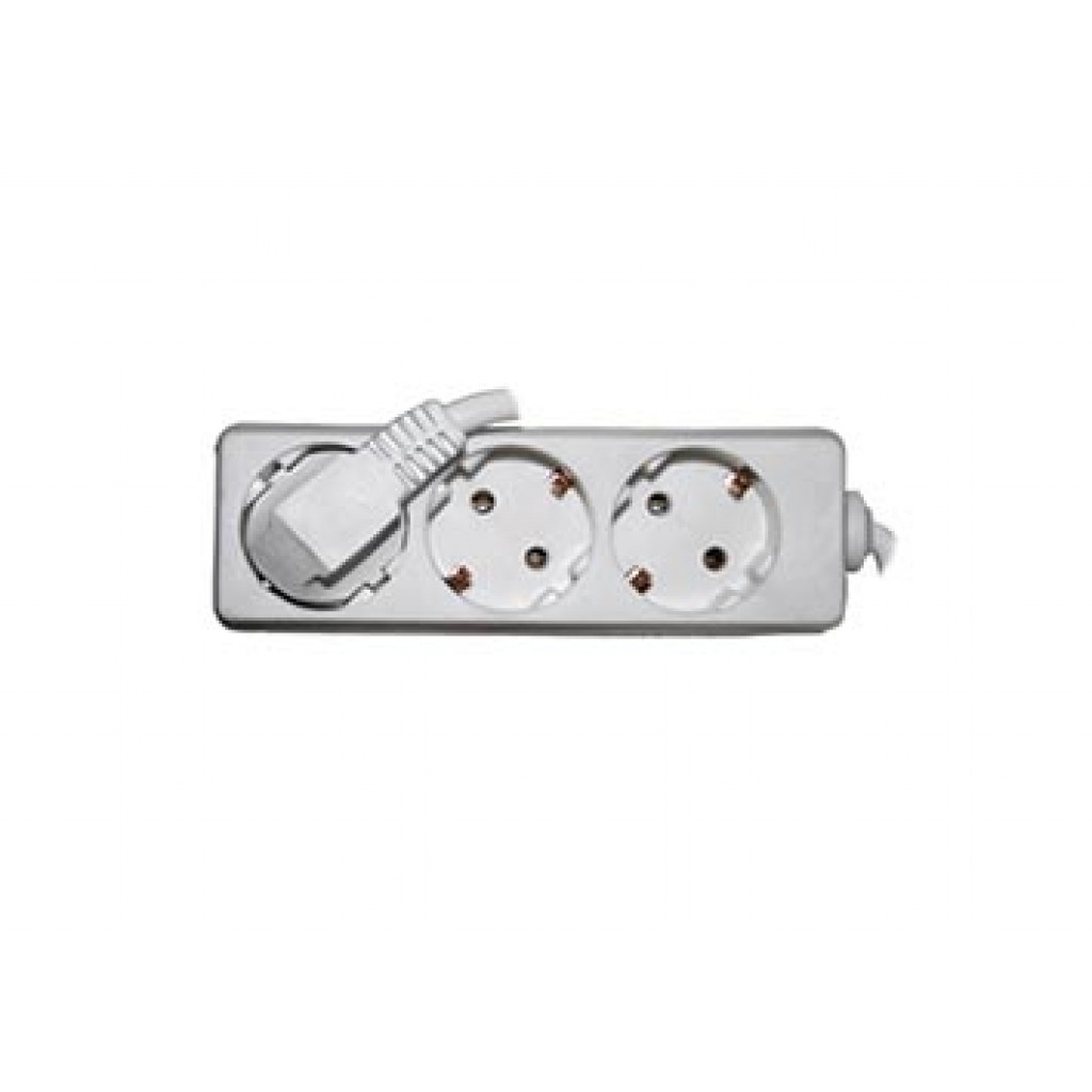 Разклонител 3 гнезда с кабел 3.0m х1.5mm2 MK – Makalon – снимка 1