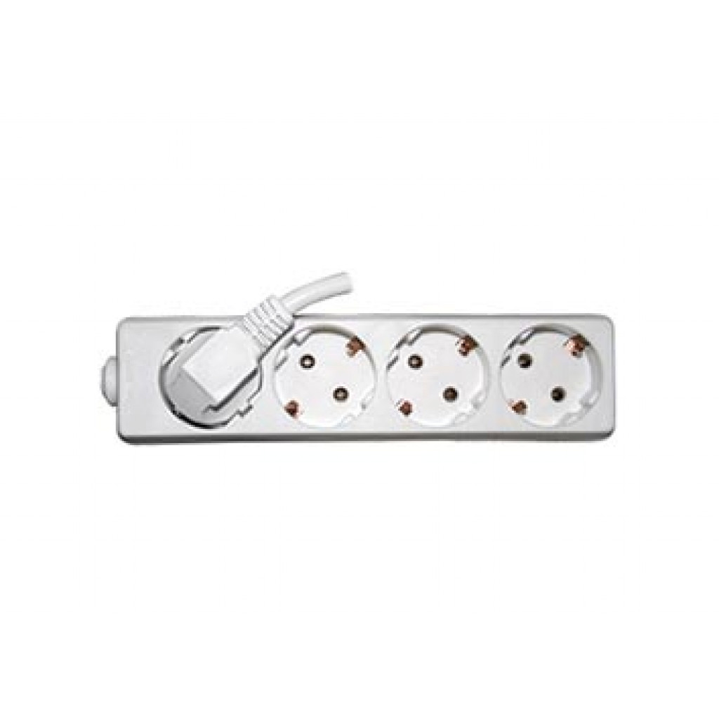 Разклонител 4 гнезда с кабел 3.0m х1.5mm2 MK – Makalon – снимка 1
