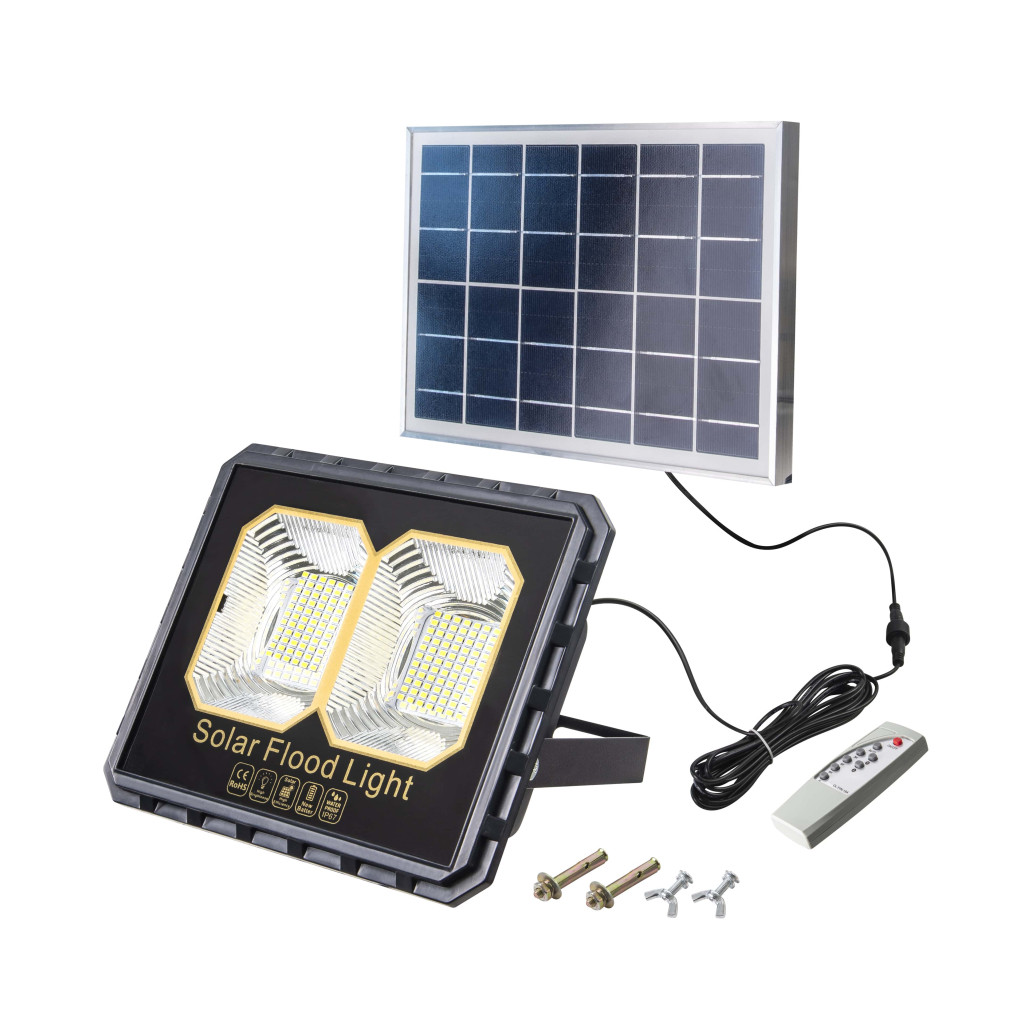 Лампа соларна 5Ah LED194 3000lm 6500K MK – Makalon – снимка 1