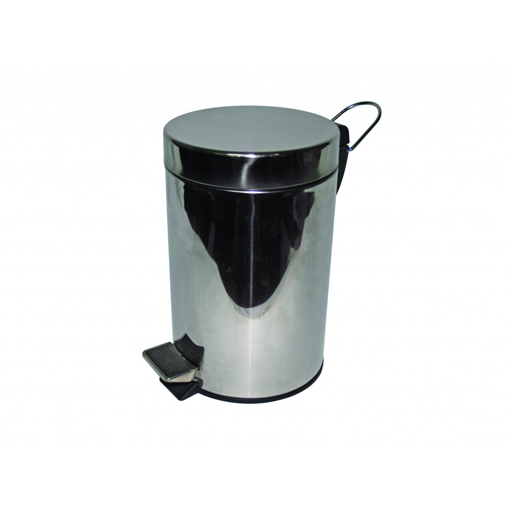 Кошче за боклук с педал 3l инокс TopChrome