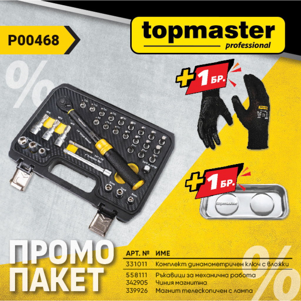 Пакет TMP- К-кт динам.с вложки + подарък, Магнит, Чиния, Рък