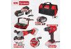 R20 Set 3 Brushless Machines 2x4Ah + 2 Bag RDP-BXS14 thumbnail