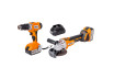Brushl. Ang. Gr. & Hammer Drill 18V 2x4Ah Case BK-AGCDL2 thumbnail