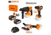 Brushless Set AG Drill Rotary Ham. 18V 2x4Ah Case BK-AGCDRH3 thumbnail